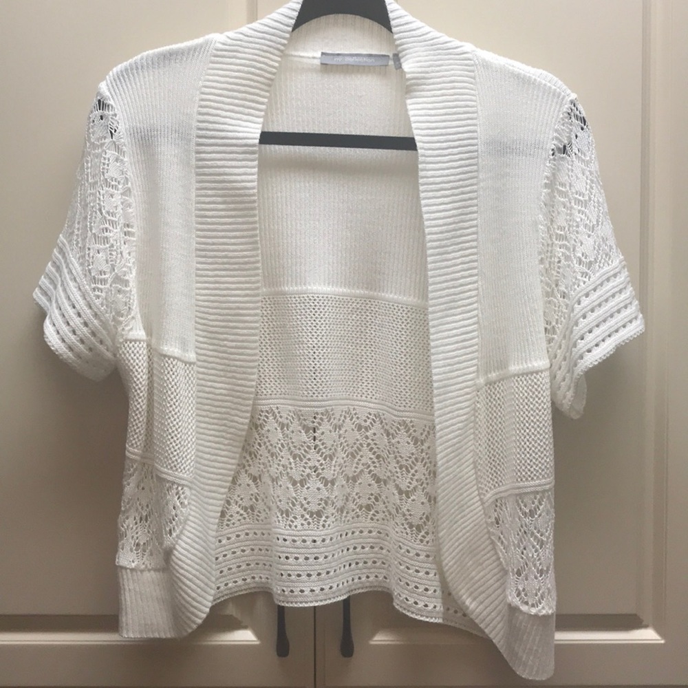 FINAL MARKDOWN-NY Collection White Cardigan